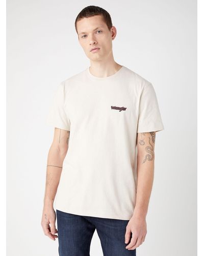Wrangler Short Sleeve Logo T-shirt - White