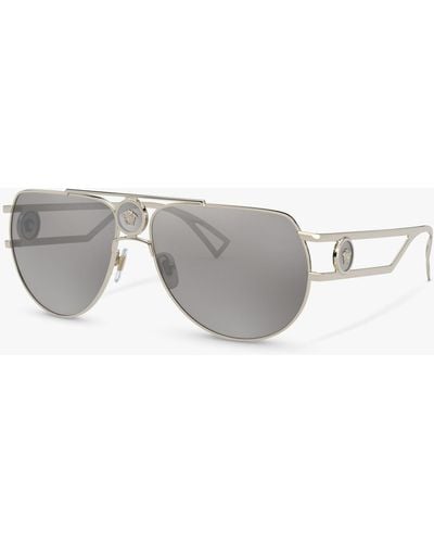 Versace Ve2225 Pilot Sunglasses - Grey