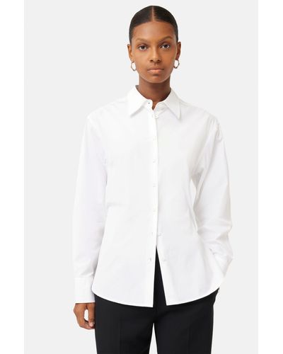 Jigsaw Cotton Poplin Shirt - White