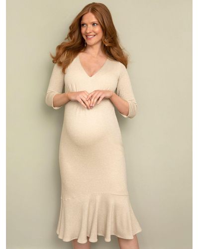 TIFFANY ROSE Stella Knit Maternity Dress - Natural