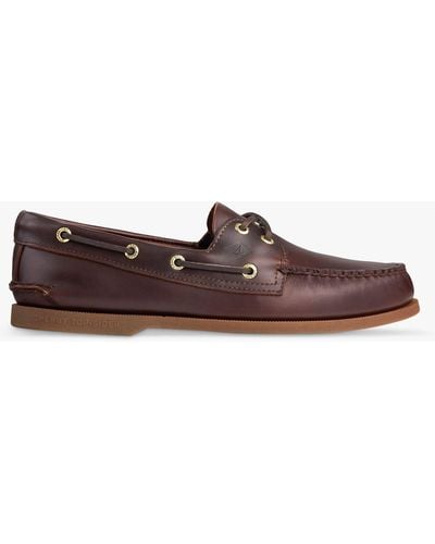 Sperry Top-Sider Authentic Original Leather Boat Shoes - Brown
