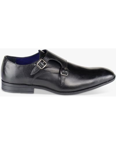 Silver Street London Bourne Leather Monk Shoes - White
