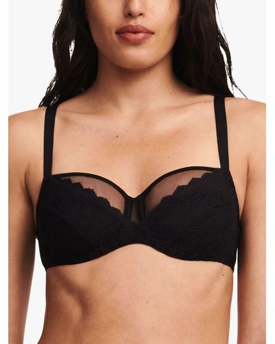 Chantelle Floral Touch Full Cup Bra - Black