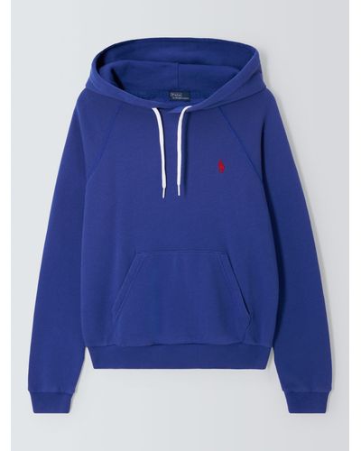Ralph Lauren Polo Embroidered Logo Hoodie - Blue