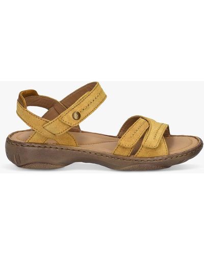 Josef Seibel Debra 62 Leather Sandals - Yellow