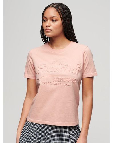 Superdry Embossed Relaxed T-shirt - Multicolour