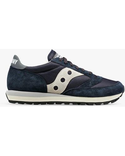 Saucony Jazz 81 Lace Up Trainers - Blue