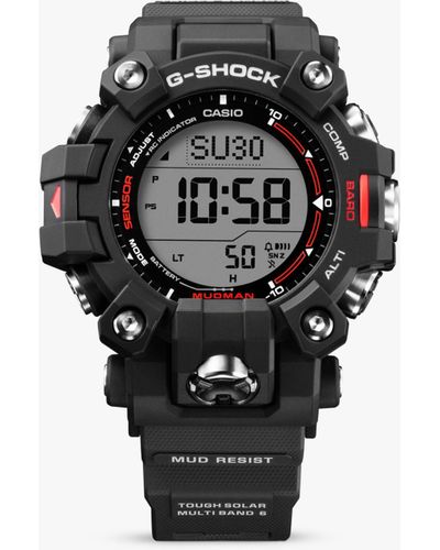 G-Shock G-shock Mudman Solar Resin Strap Watch - Black