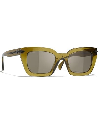 Chanel Rectangular Sunglasses Ch5509 - Multicolour