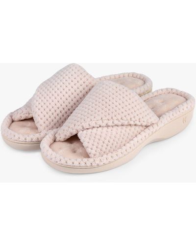 Totes open toe slippers discount