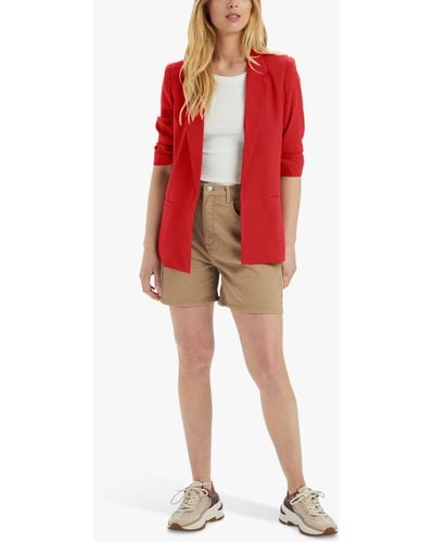 Soaked In Luxury Shirley Blazer - Red