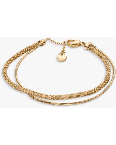 Skagen Layered Chain Bracelet - Metallic