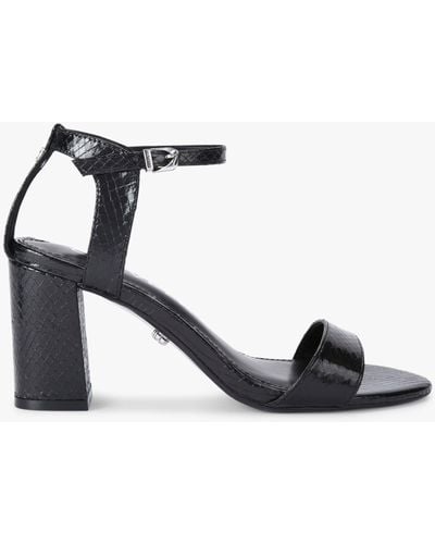 Carvela Kurt Geiger Kiki Block Heel Sandals - Black