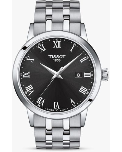 Tissot T1294101105300 Classic Dream Date Bracelet Strap Watch - White