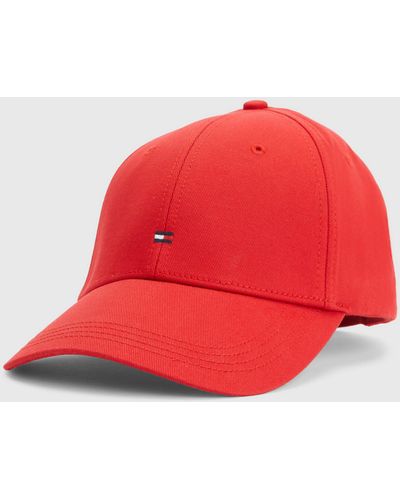 Tommy Hilfiger Classic Logo Baseball Cap - Red