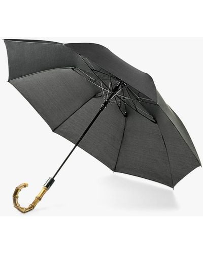 Fulton Portobello Automatic Extra Large Umbrella With Bamboo Handle - Black