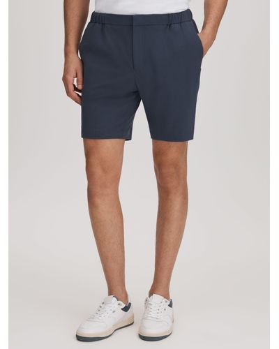 Reiss Deck Drawcord Slim Fit Shorts - Blue