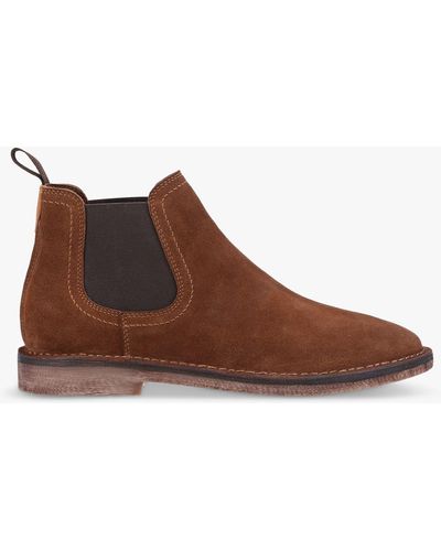 Hush Puppies Shaun Leather Chelsea Boots - Brown