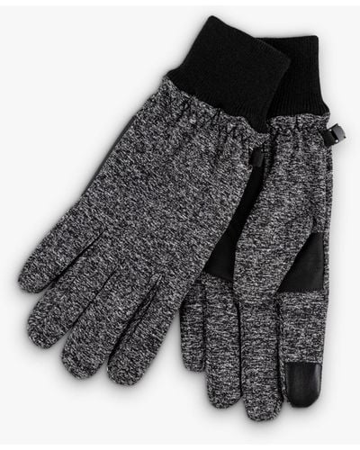 Totes Isotoner Water Repellent Stretch Smartouch Gloves - Grey