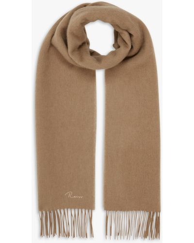 Reiss Picton Cashmere Blend Scarf - Natural