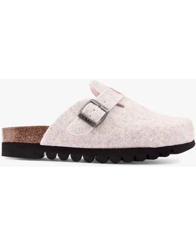 V.Gan Taro Mule Footbed Sandals - White