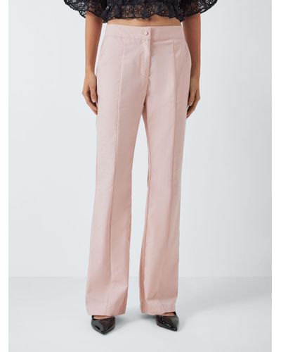 Sister Jane Apple Gem Embellished Trousers - Pink