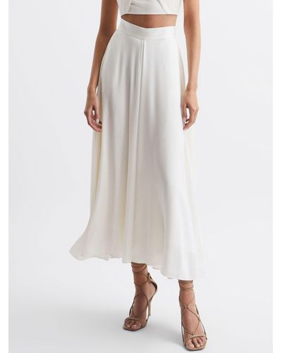 Reiss Ruby Occasion Maxi Skirt - White