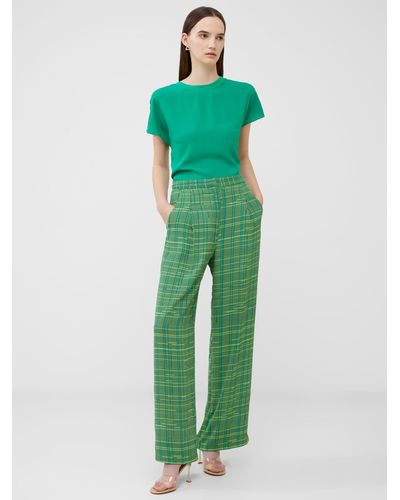 French Connection Carmen Crepe Trousers - Green