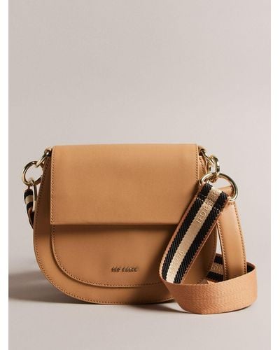 Ted Baker Darcell Leather Cross Body Bag - Brown