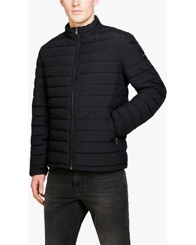 Sisley Slim Fit Quilted Jacket - Black