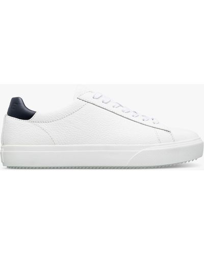 CLAE Bradley Venice Leather Lace Up Trainers - White