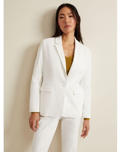 Phase Eight Ulrica Fitted Suit Jacket - Natural