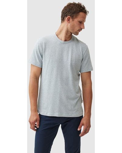 Rodd & Gunn Fairfield Cotton Linen Slim Fit T-shirt - Grey