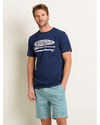 Brakeburn Sup Paddle Graphic T-shirt - Blue