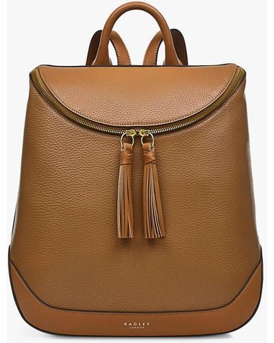 Radley Milligan Street Medium Zip Backpack - Brown