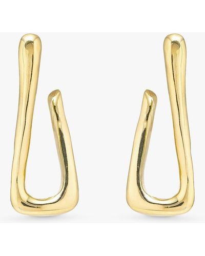 Uno De 50 For U Shape Drop Earrings - Metallic