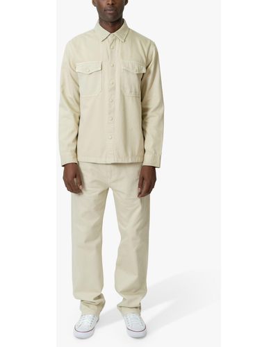 M.C. OVERALLS Relaxed Denim Overshirt - Natural