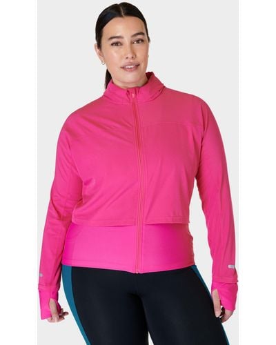 Sweaty Betty Fast Track Running Jacket - Pink