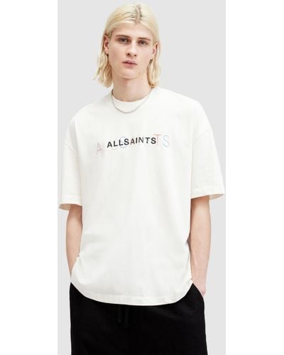 AllSaints Nevada Short Sleeve Crew T-shirt - White