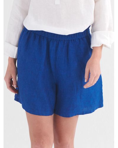 Nrby Poppie Linen Shorts - Blue