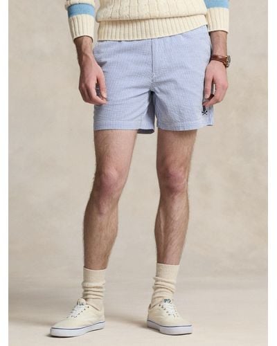 Ralph Lauren Polo Prepster Seersucker 6" Shorts - Blue