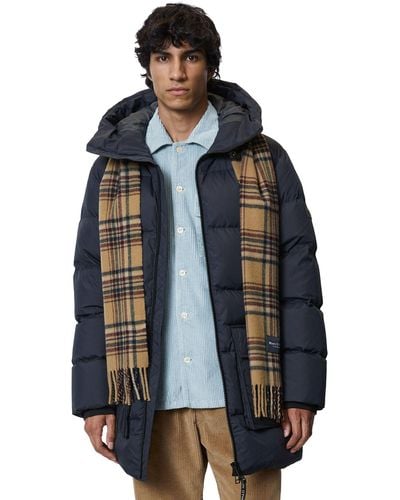 Marc O'polo Hooded Down Puffer Jacket - Blue