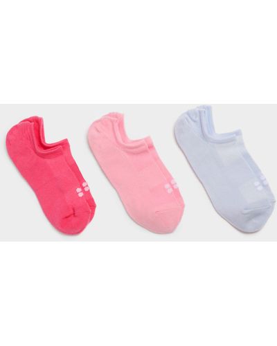 Sweaty Betty No Show Organic Cotton Blend Training Socks - Pink