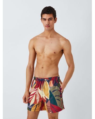 John Lewis Coco Palm Swim Shorts - Multicolour