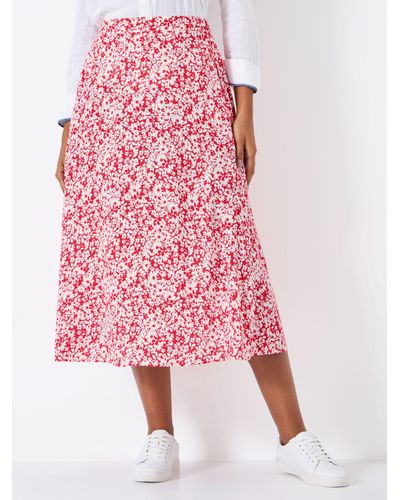 Crew Amber Floral Skirt - Pink
