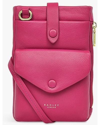 Radley Mallow Street Medium Phone Crossbody - Pink