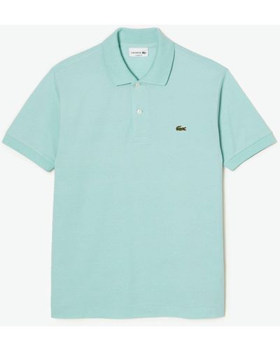 Lacoste L.12.12 Classic Regular Fit Short Sleeve Polo Shirt - Blue