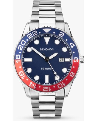 Sekonda Ocean Bracelet Strap Watch - Blue