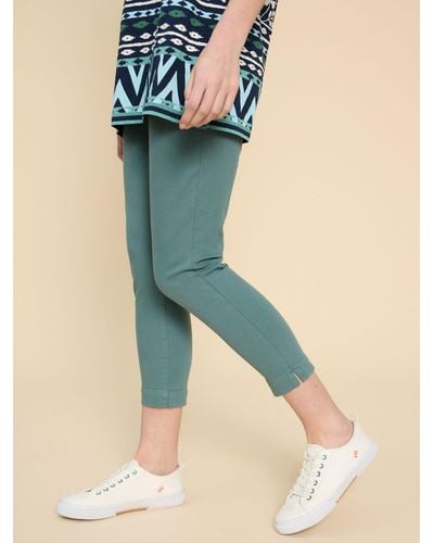White Stuff Janey Cropped Jeggings - Blue