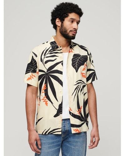 Superdry Tropical Print Hawaiian Shirt - Multicolour